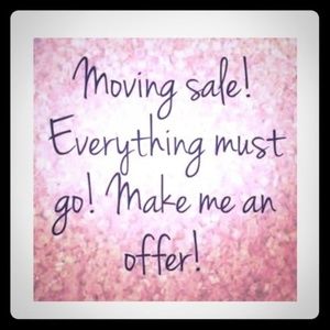 Everything must go!